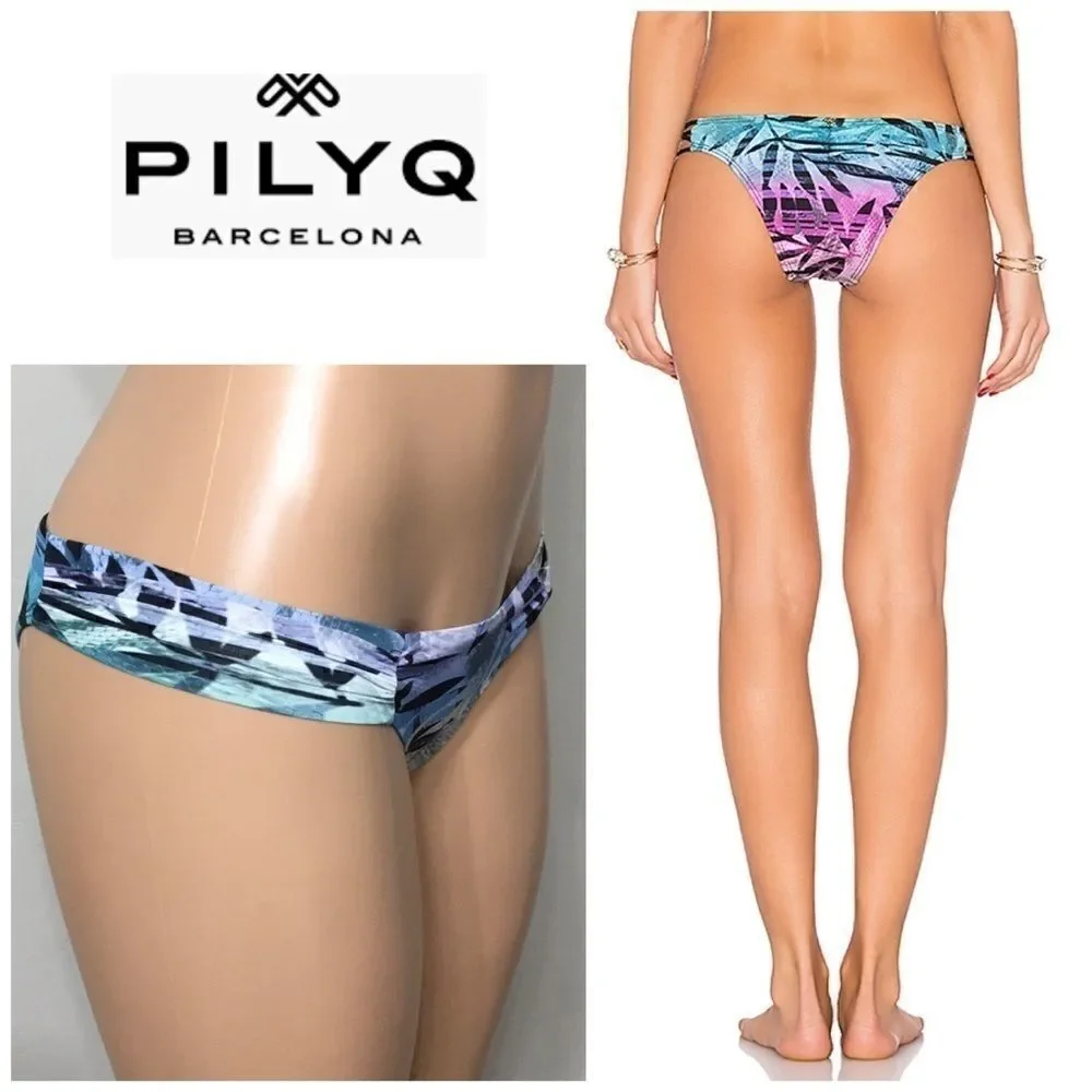 PILYQ Congo Fanned teeny bikini. NWT